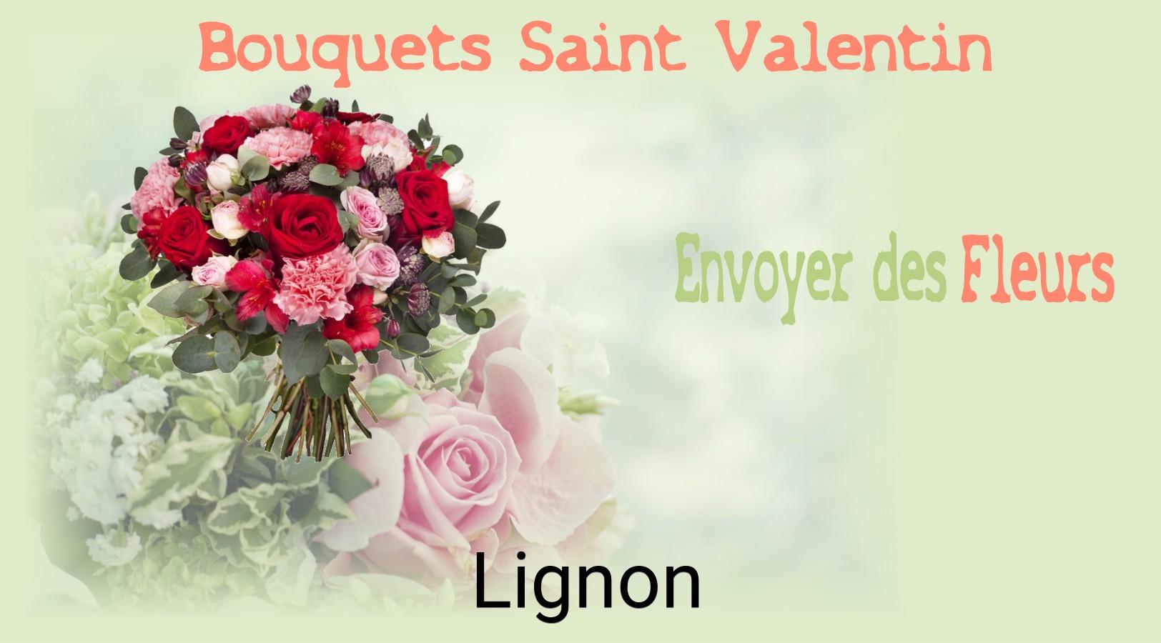 Roses de Saint-Valentin livrées à Lignon